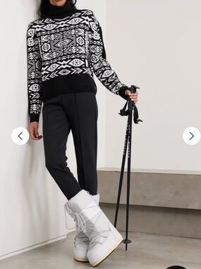 BOGNER Elaine embroidered stretch stirrup ski pants